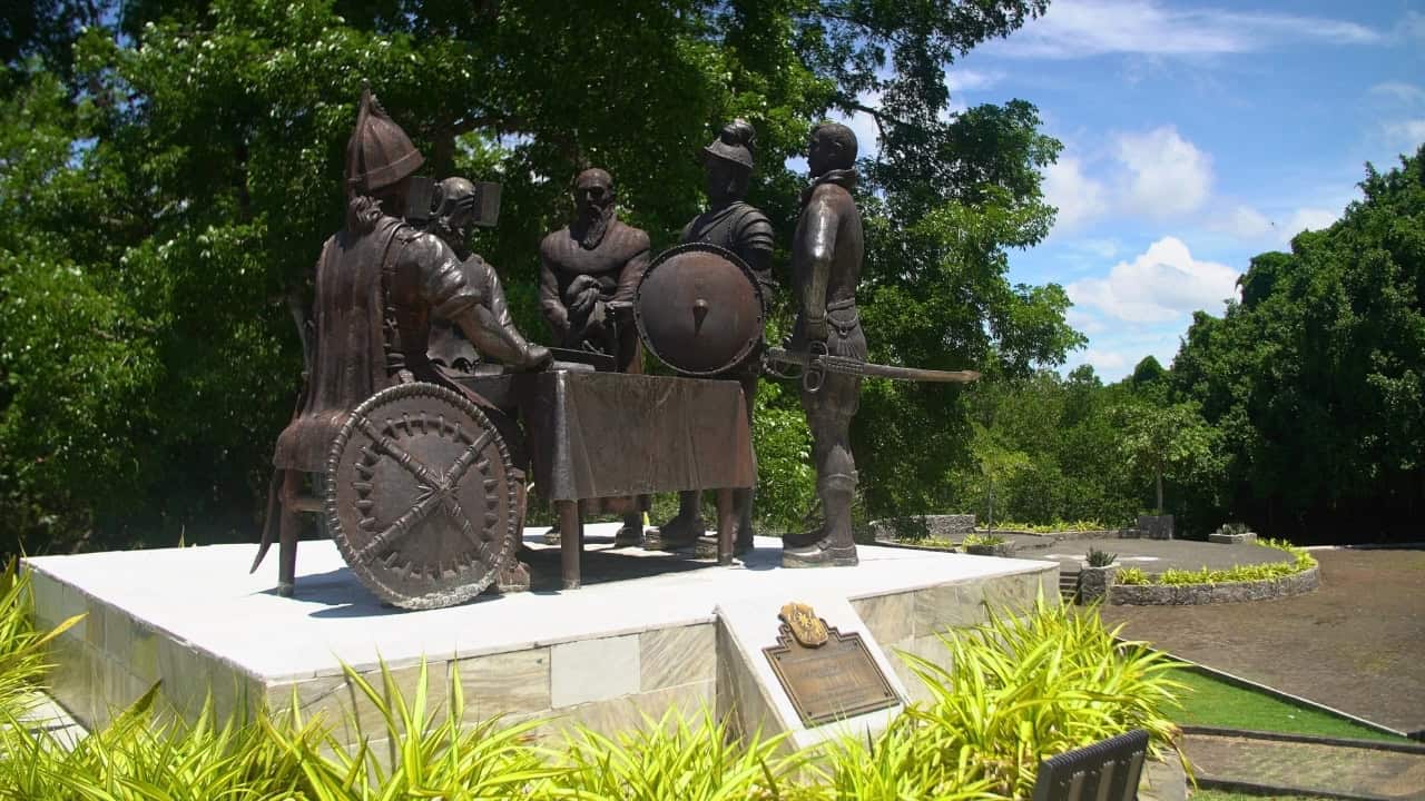 Blood Compact Shrine monument in Bohol Philippines historical landmark